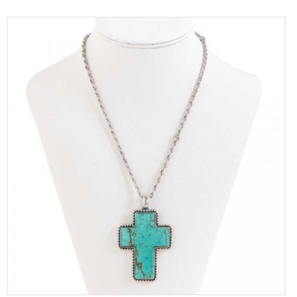 Jewelry - Turquoise cross necklace